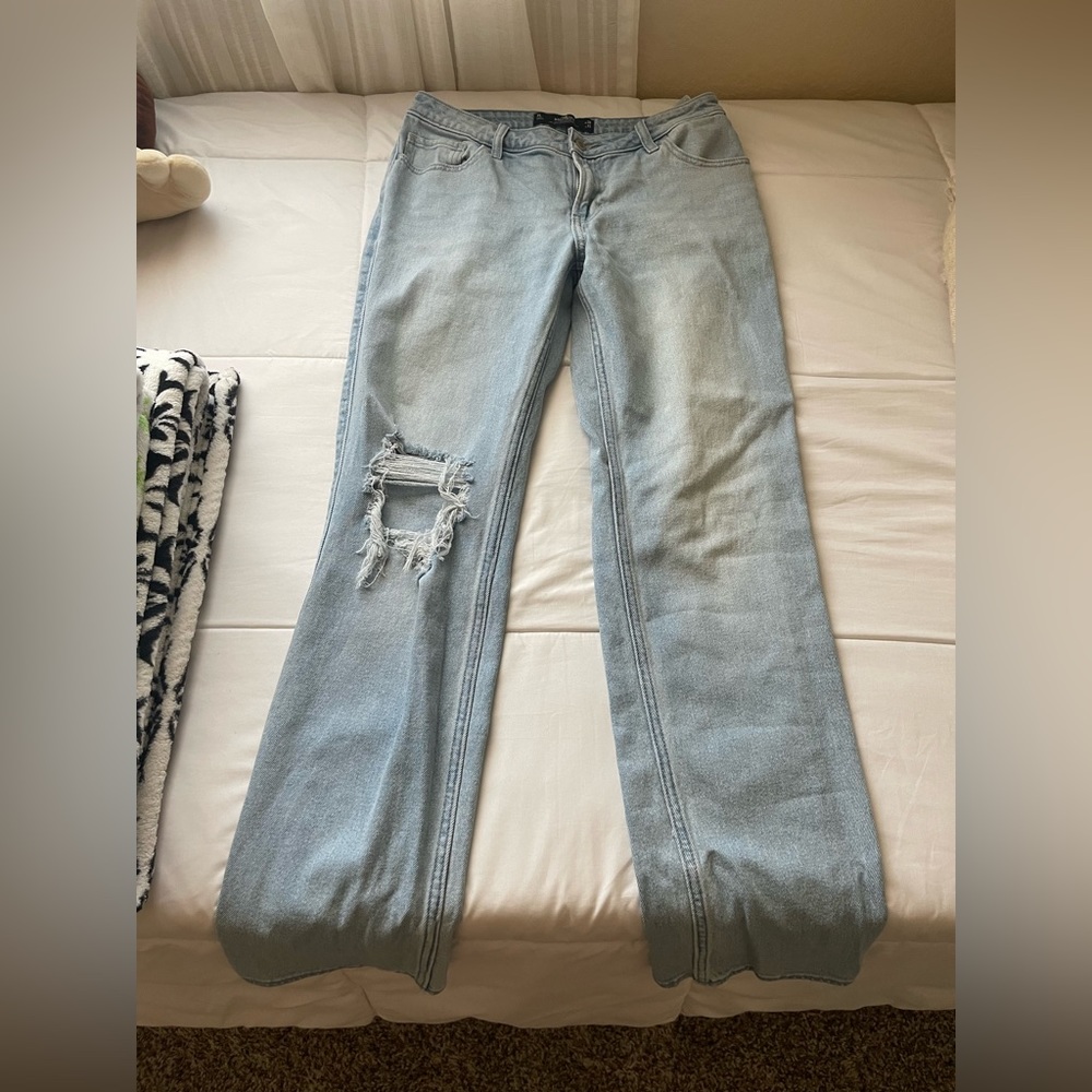 Low-Rise ‘90s Vintage Straight Jeans (W28,L33)